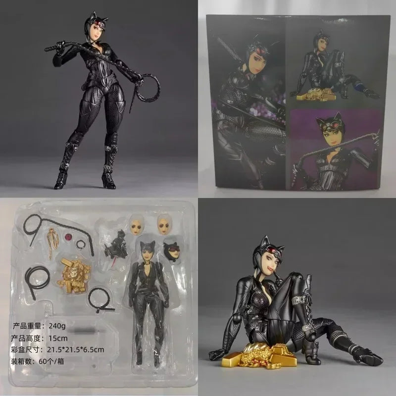 Original Super-Movable Surprise Yamaguchi Dc Catwoman Superhero Series Charming Catwoman Doll Movable Model Gift